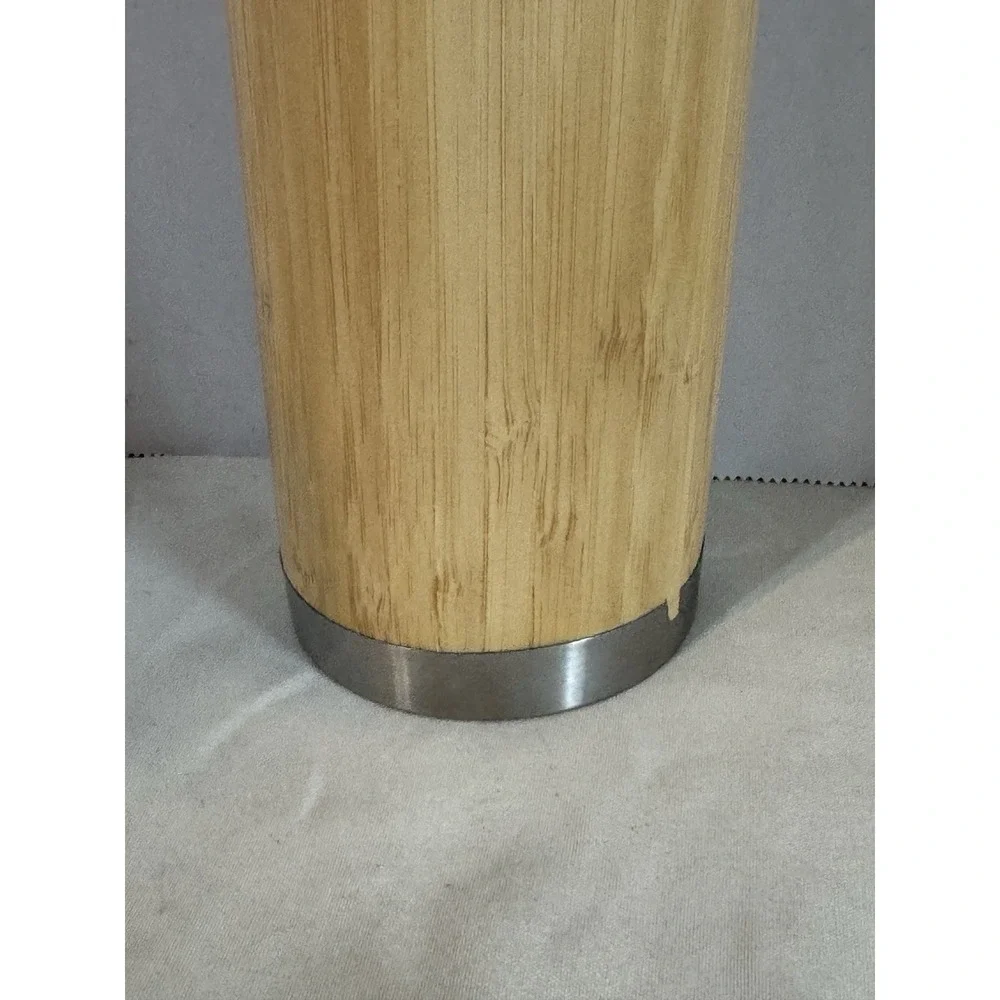 Chabamboo Bamboo Tea Tumbler 18oz Stainless Steel Infuser Flask‎ Mug Eco